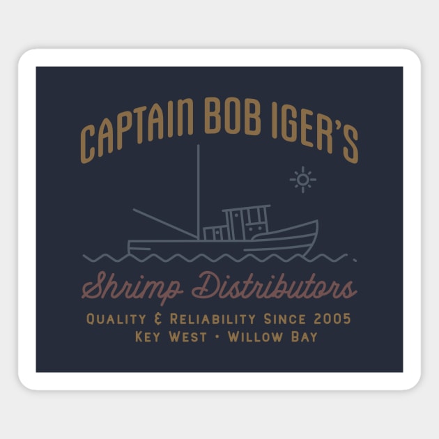 Captain Bob Iger's Shrimp Distributors - DCL Magnet by GoAwayGreen